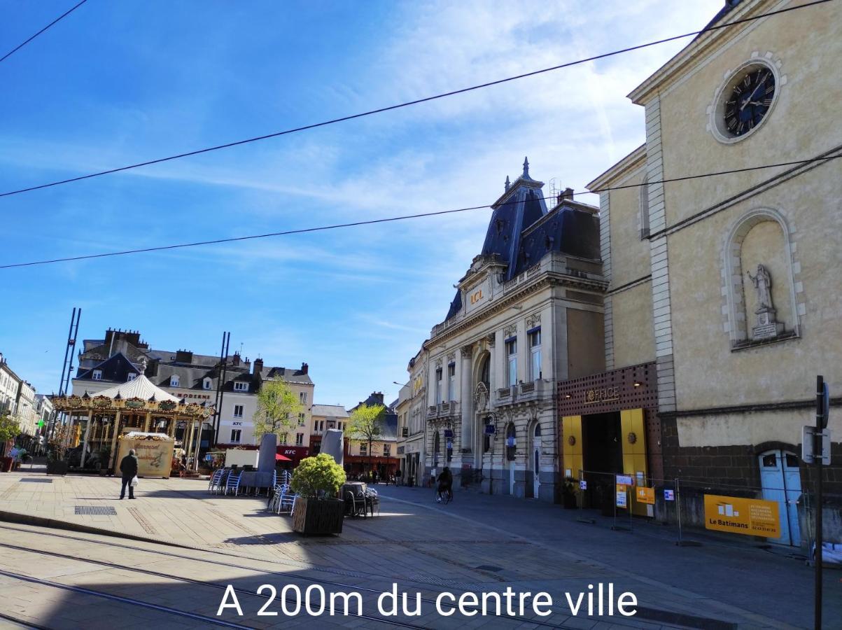Duplex Appartement 70M2 Atypique Au Coeur Du Mans Le Mans Buitenkant foto
