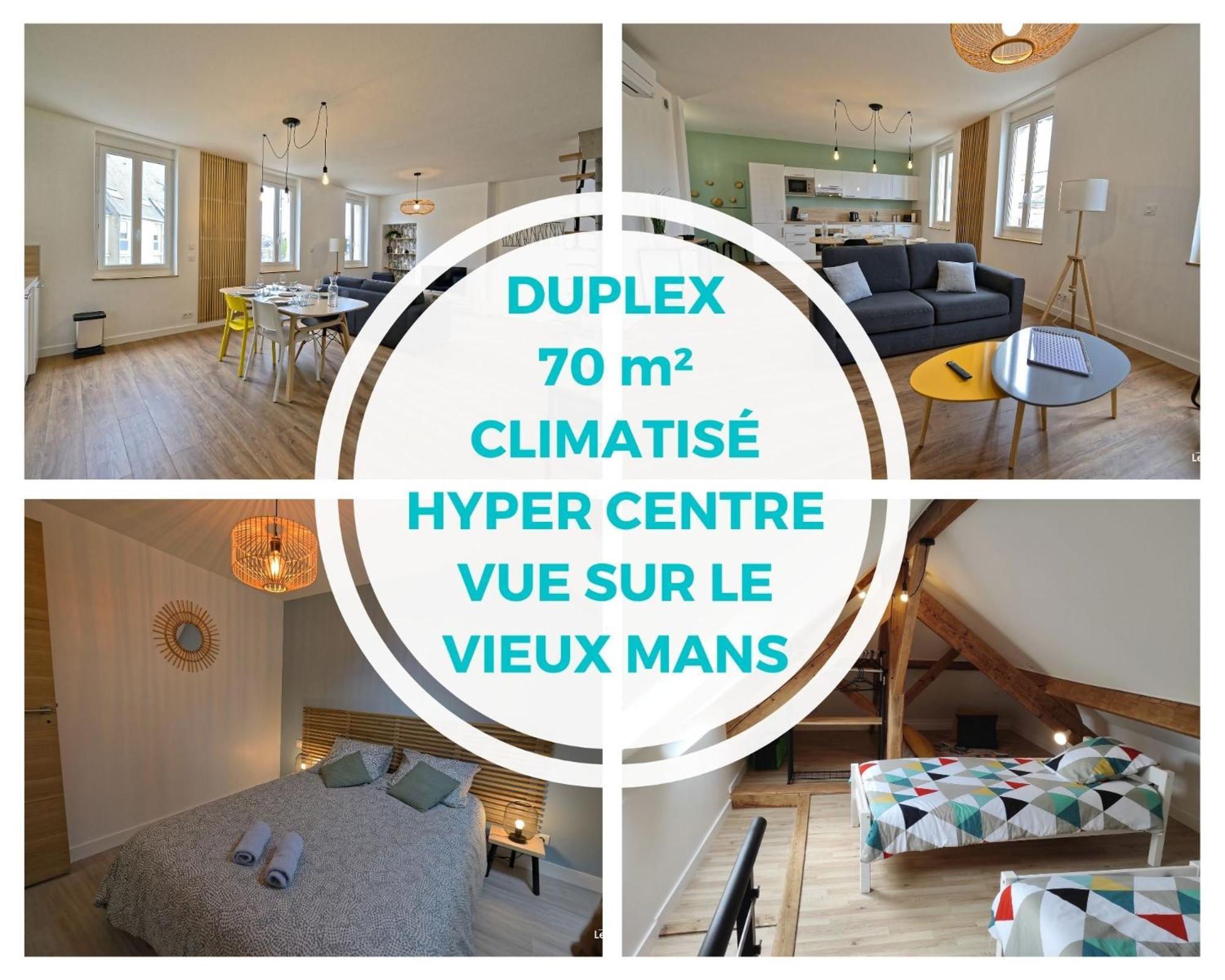 Duplex Appartement 70M2 Atypique Au Coeur Du Mans Le Mans Buitenkant foto